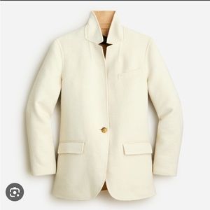 Cream wool blazer size 8 J. Crew